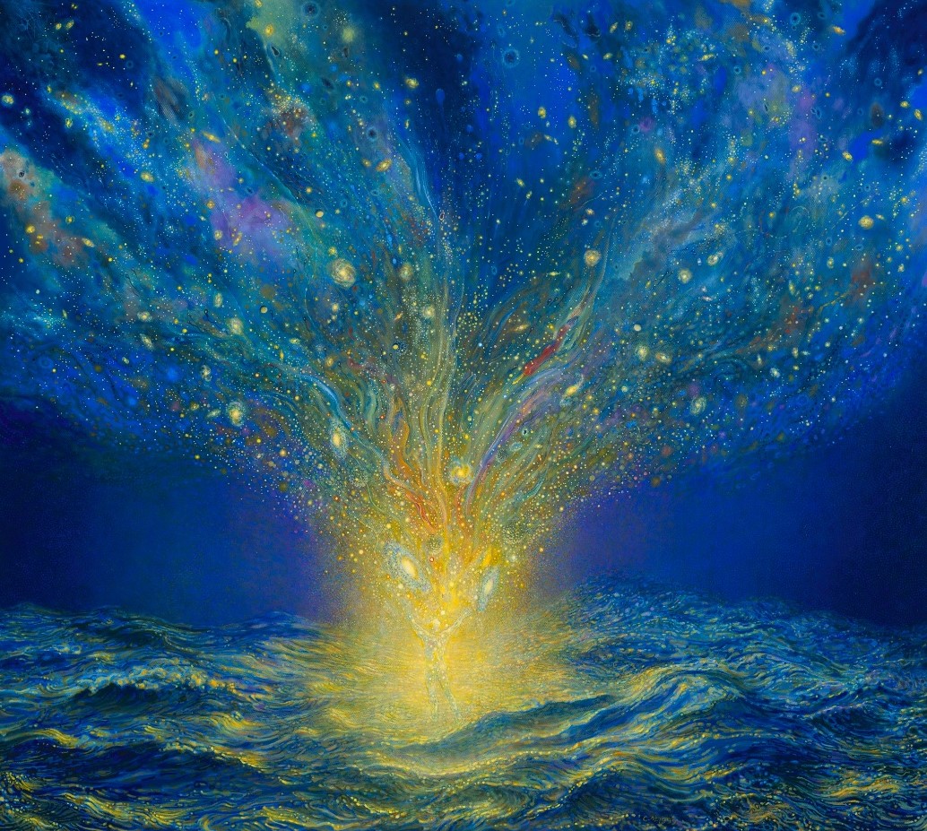 Cliff McReynolds CHRIST CREATION FROM THE SEA Custom Fine Art
